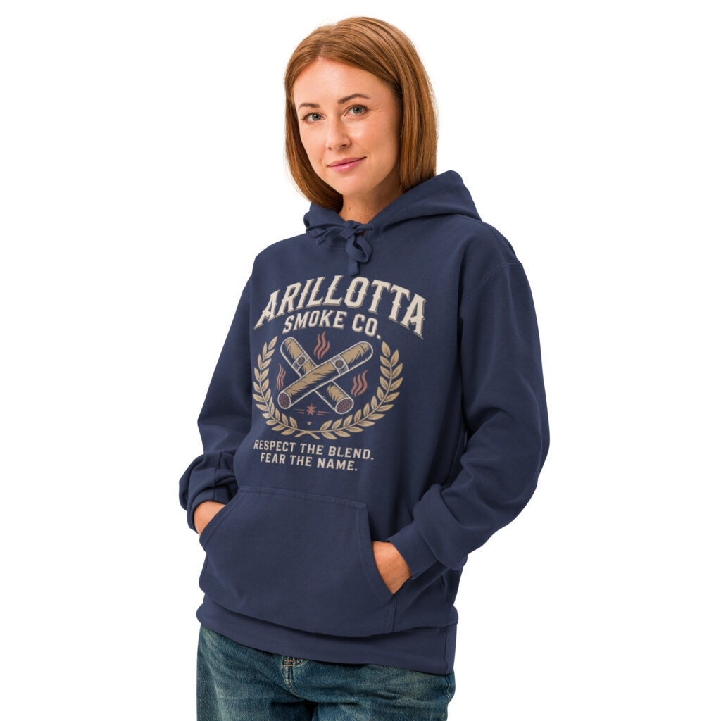 Unisex Garment dyed hoodie